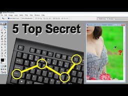 5 Top Secret | Adobe Photoshop ki 5 Top Amazing Tricks | Sk Photos