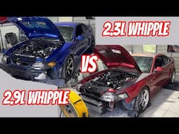 2.3L Whipple vs 2.9L Whipple Dyno Test Father vs Son Cobras