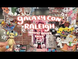 back again at Galaxycon Raleigh!! Artist Alley VLOG 2024