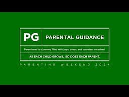 3 Nov 2024 | Parental Guidance | Rick & Annie Chang | Cornerstone Online