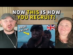 Americans React: Royal Marines Recruiting Adverts | Insanely effective!