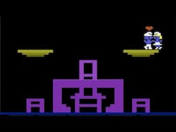 Smurf: Rescue in Gargamel's Castle 1982 Atari 2600 - Game Sample