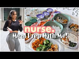 MEAL PREP WITH ME! 12 HOUR NIGHTSHIFT NURSE