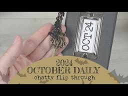 October Daily 2024 | Final Flip Through (chatty)