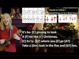 It's Beginning to Look a Lot Like Christmas - Ukulele Tutorial and Play Along