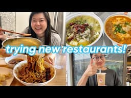 trying new local restaurants 😋🍜 + cooking with meimei is back!! 👩🏻‍🍳