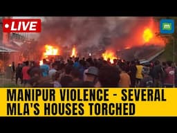 Imphal | Manipur Violence | Several MLA’s houses torched | Flag March by Security Forces | Army |BJP