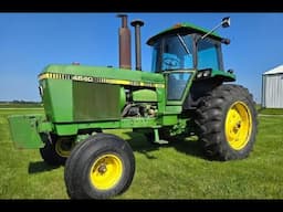 1980 John Deere 4840 with 2163 Hours Sold for Record Price on Iowa Farm Auction 9/26/24