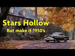 Gilmore Girls Stars Hollow Reimagined in the 1950's with Relaxing Background Music to Work or Relax