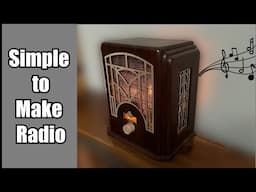 Custom Built Old Time Radio with a Modern Twist!