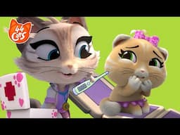 44 Cats | The puppy doctor | Pilou is afraid of the DOCTOR | Children's Educational Videos