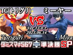 【スマブラSP】タミスマSP567 準決勝 TG(トリグリ)(バンジョー＆カズーイ) VS ミーヤー(ジョーカー) - オンライン大会