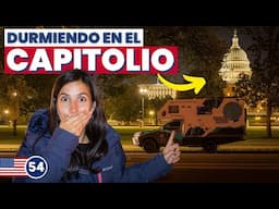 ¿Es LEGAL dormir acá? 👉 Nuestra experiencia en Washington D.C. 🇺🇸 #USA Ep.54