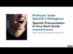 Basics of Spanish Pronunciation, Part 1: Vowel Letters and Sounds