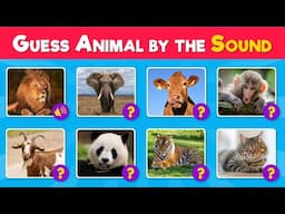 Guess the Animal Sounds in 5 Seconds! | 30 Animal Sounds Challenge! 🦓🦁🐘🐯🐸