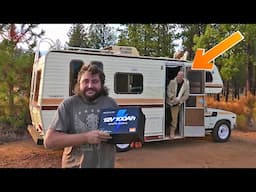 Giving a Disabled Veteran a BRAND NEW @EcoFlowTech  for his Toyota RV Camper