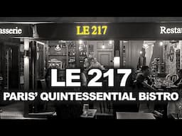 Le 217, Paris quintessential bistro