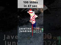 Running 100 miles in 50 sec - Javelina 100 Miles