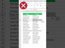 Compare Lists in Excel and Spot Differences