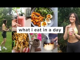 What I eat in a day - to get summer ready (healthy + realistic)