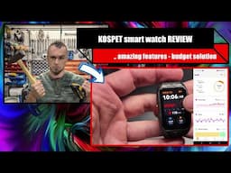 Super smartwatch at one 3rd the price KOSPET Tank X2 Ultra GPS compared to apple and google watches