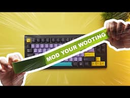 How to Mod Your Wooting 80HE! Improve the Sound and Feel!