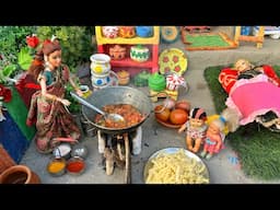 Barbie Doll All Day Routine In Indian Village/Pinky Ki kahani Part -435/Barbie Ki Hindi Kahaniyan||