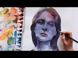 Use These Colors for a Beautiful Watercolor Portrait