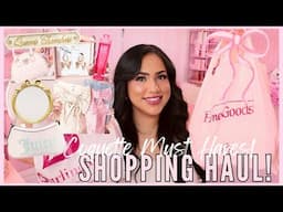 ANOTHER GIRLY COQUETTE SHOPPING HAUL! |HOMEGOODS|MARSHALLS|BURLINGTON|& MICHAELS