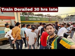 *Train Derailed 30 hrs Late* 😰 Sampark Kranti Exp journey EP-02