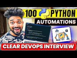 100 Real time Scenario based Python Automations to clear any DevOps interview|Free Python Cheatsheet