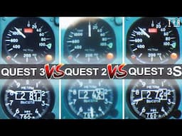 THROUGH THE LENSES - QUEST 3S (SS) vs Quest 2 vs Quest 3 - PCVR