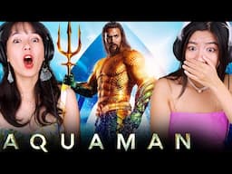 Foreign Girls React | Aquaman | First Time Watch