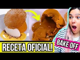 SEGUÍ la RECETA OFICIAL de BAKE OFF de VOLCAN DE DULCE DE LECHE... me SALIO? - Caro Trippar