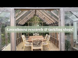 Greenhouse research, tackling slugs (again)!