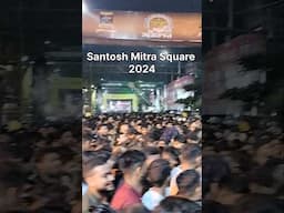 Crowding at Kolkata Santosh Mitra Square 2024♥️#durgapuja2024