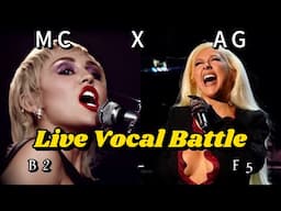 Christina Aguilera vs Miley Cyrus: Live Vocal Battle (B2-F5)