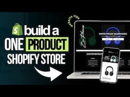 Shopify One Product Store Tutorial | Website Tips, Menu Customization & More