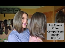 Jon Renau 8RH14 and 10RH16 Wig COLOR COMPARISON