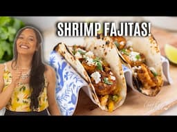 How to Make Shrimp Fajitas | Easy Shrimp Recipes | Chef Zee Cooks