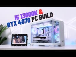 High-Performance i5 13600K & RTX 4070 PC Build – Corsair & Colorful Gaming Rig Setup!