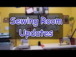 Sewing Studio updates. Tour of my revamped sewing room Ikea/Bunnings shelving and storage solutions