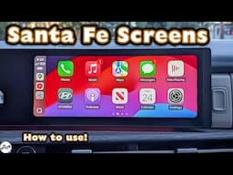 2024 Hyundai Santa Fe – Infotainment Review | Apple CarPlay, Android Auto, Bluetooth How-to