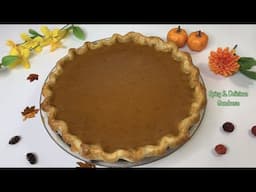 EASY & DELICIOUS PUMPKIN PIE RECIPE | @SpicyDeliciousGoodness