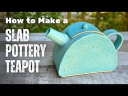 How to Make a Slab Pottery Teapot with a Template