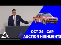 October Car Auction Highlights