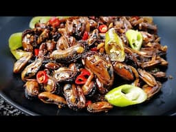 THIS IS HOW TO MAKE THE EASIEST SPICY SPRITE ADOBO MUSSELS RECIPE!!! SPICY ADOBONG TAHONG IN SPRITE!