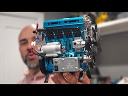 WORKING MODEL TURBO 4 CYLINDER ENGINE