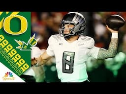 Every Dillon Gabriel throw and run from Oregon's Week 12 road win against Wisconsin | NBC Sports