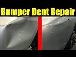 How to Fix a Dent on a Bumper Cover